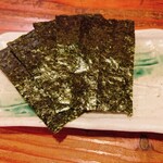かずまちゃんラーメン - 焼き海苔_¥100