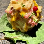 オオクサ - ポテトサラダはピンクペッパーが効いています（過去撮影分）