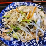 海麟 - ランチ（野菜の塩味炒め）