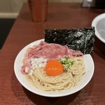 酒肴場 屯 - 源たれ和え玉¥500 和牛リブロースとこだわり卵の卵黄を青森のスタミナ源たれで仕上げた和え玉！