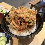 Nadai Kakiage Don Hanjitsuya - 特製野菜ミックス　しょうゆ味