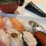 Umai Sushi Kan - 満福盛り1480円＋税