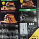 JOINT BURGER  - メニュー