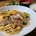 Okinawa salt Yakisoba (stir-fried noodles)