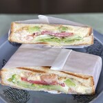 cafeプチモナ - ホットサンド