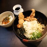 Ninja Udon Nidai Memo Zuku - とり天ぶっかけ＆ミニイクラ丼（900円）2023年8月