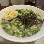 まるきんラーメン - ■白まるネギいっぱい¥1,100