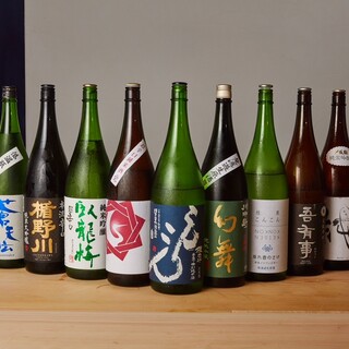 厳選した生酒・ワインをご用意。料理に合わせたご提案も可能。