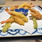 JAPANESE RESTAURANT URARAKA - 車海老と夏野菜天ぷら