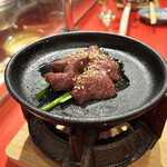 肉鍋 亀田 - 選べるお通し（レバー）