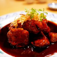 喜記 銀座店 - 豚スペアリブの熟成黒酢ソース