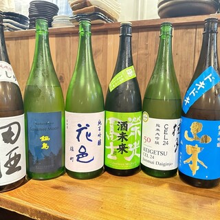 ≪We are particular about Japanese sake≫More than 15 types of local sake are always available★