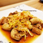 喰間 - あまり辛くない豚コブクロ