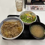 Yoshinoya - 牛丼並　サラダセット