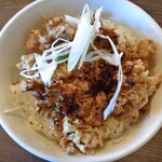 煮干し中華 八 - 「朝らーめんセット」の「肉丼 小」