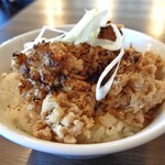 煮干し中華 八 - 「朝らーめんセット」の「肉丼 小」