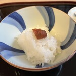 山玄茶 - 大将ご自慢の梅干し♥️