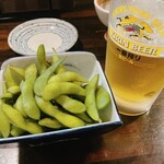 庄屋 - 枝豆生ビール