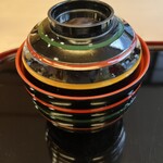 山玄茶 - 本日のお味噌汁は赤だし。ほっこり。