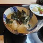 山玄茶 - 相方さんは、更に「うなぎ茶漬け」を追加です✩.*˚
