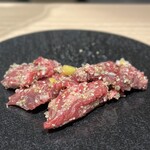 Sumibiyakiniku Furea - 胡麻ハラミ 実際は2個プラス