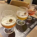 スプリングバレーブルワリー東京 - ビアフライト　100ml ×3種　1,080円
