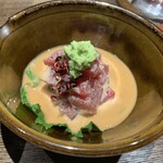 江戸前晋作 - ごまダレ鮪茶漬け