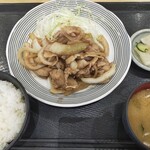 大地食堂 - 料理写真:生姜焼き定食