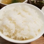 キッチン ブルー グローブ - ご飯大盛りのアップ