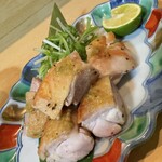SASAMARU - 大山地鶏の柚子胡椒焼き。もうタマラン！