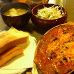 喫茶 俺ん家゛ - マヨチキンのミートグラタン　750円　2013/09