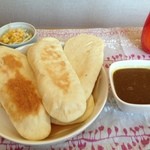 カフェ&ベーカリー チボリ - 料理写真:カレー、ナンのセット