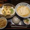 手作りうどん 天粉盛 - 料理写真:鱧と舞茸の天ぷらセット