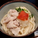 府中 武蔵野うどん - 豚しゃぶおろし明太子しょうゆうどん