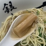 銀座 八五 - 歯ごたえの良いメンマ