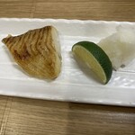 なか乃 - むつだったか、、白身魚の焼き物。これシンプルだけどほろほろフワフワで、技術の高さを感じました。