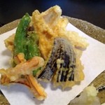 海鮮さかなや - 日替りの天ぷらアップ