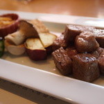 神戸ビーフステーキ 良光 - ビーフステーキランチ（アップ♪）