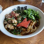 Mentei Teradaya - 近江牛スタミナホルモンラーメン(ホルモン増し)