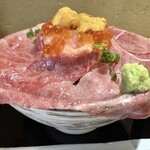 Kichijouji Nikudoresu Kaisendon - 黒毛和牛肉ドレス海鮮丼