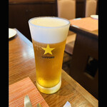 RESTAURANT けんぞう - 生ビール　byまみこまみこ