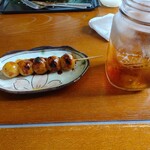 風見鶏 - みたらし団子とウーロン茶