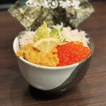 どんぶり茶屋 - かにいくらうに丼ハーフ