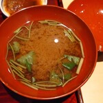 銀座 しのはら - 伊勢海老のお出汁の赤出汁