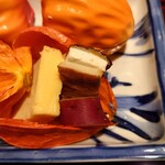 銀座 しのはら - 玉子真薯、庄内麩、丸十の栂尾煮