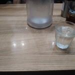 麺処 ほん田 - 店内撮影禁止のようなので卓上のみ。