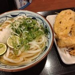 丸亀製麺 - すだちおろし＆天ぷらーズ（なす・れんこん・とり）