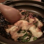 和はは - カマンベールのなめろうは、良く混ぜてフランスパンに乗せて食べます