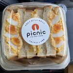 picnic - 料理写真:たまごサンド＝520円