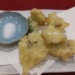 大阪あべの赤のれん - ちょい呑みセット　鱧の天ぷら